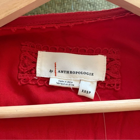 Anthropologie Red Mini Dress NWT - Picture 4 of 15